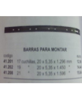BARRA S/CUCHILLA 41-292