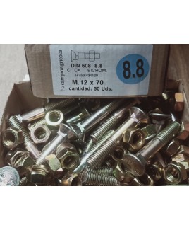 TORNILLO ARADO M12*070 8.8 D-608/934 BICR