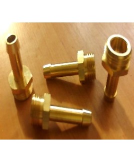 RACOR 1/2 MACHO-ESPIGA TUBO 10MM LATON