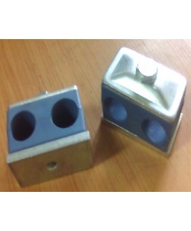 ABRAZADERA DOBLE TUBO 18MM